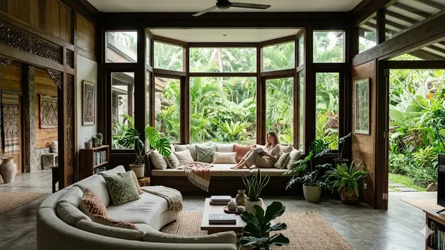8 Model Rumah dengan Jendela Besar di Ruang Tamu, Estetika Modern dan Fungsional