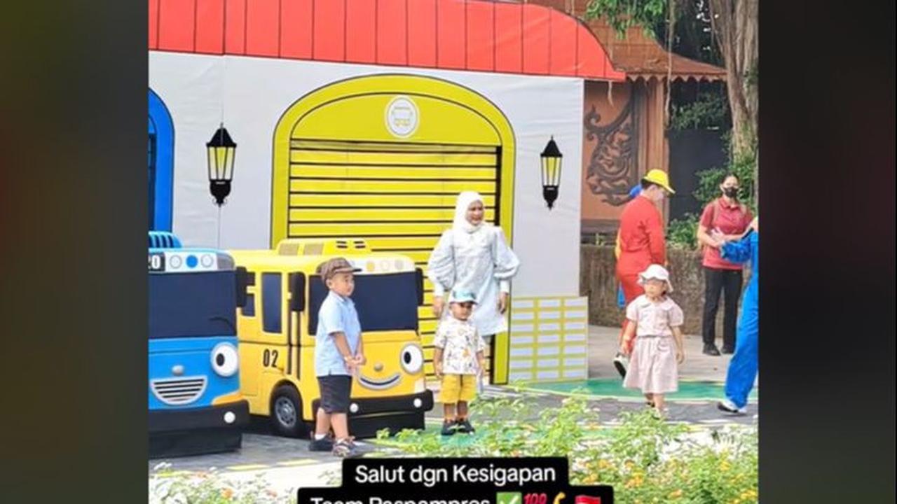 Momen Iriana Jokowi Ngajak Cucu Jalan-Jalan ke Solo Safari, Penampilannya jadi Sorotan