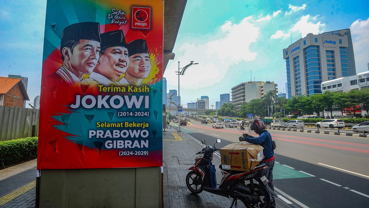 Baliho Terima Kasih Jokowi dan Selamat Bekerja Prabowo Menjamur di Jakarta