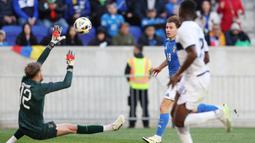 Italia unggul dua gol tanpa balas atas Ekuador. (Charly TRIBALLEAU/AFP)