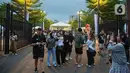 Tidak ada kantong parkir di dalam area GBK. Para penonton pun diimbau menggunakan transportasi umum. (Liputan6.com/Faizal Fanani)