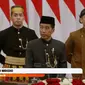 Presiden Joko Widodo (Jokowi) saat pidato di sidang tahunan MPR, Jumat, (16/8/2024).