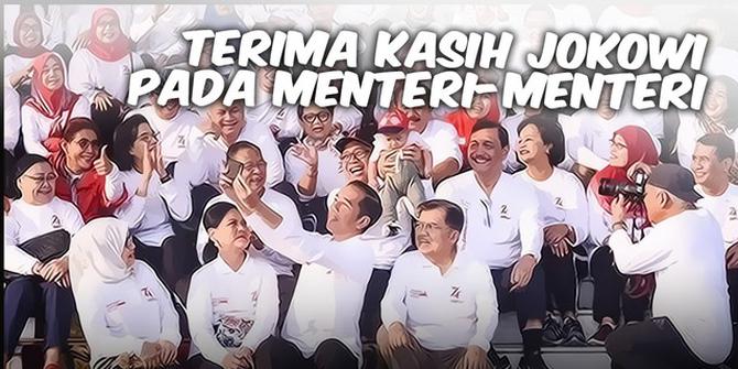 VIDEO TOP 3: Jokowi Ucapkan Terima Kasih ke Para Menteri