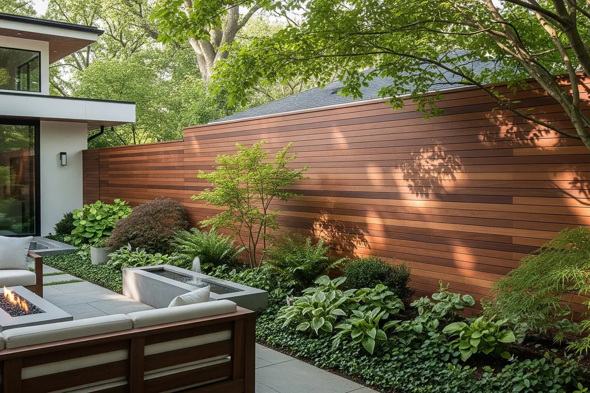 15 Tips Desain Pagar Belakang Rumah, Privasi Stylish untuk Hunian Modern