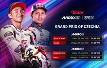 Nonton Moto3 & Moto2 Monster Energy Grand Prix of Czechia 2026 Seri ke-9 di Vidio