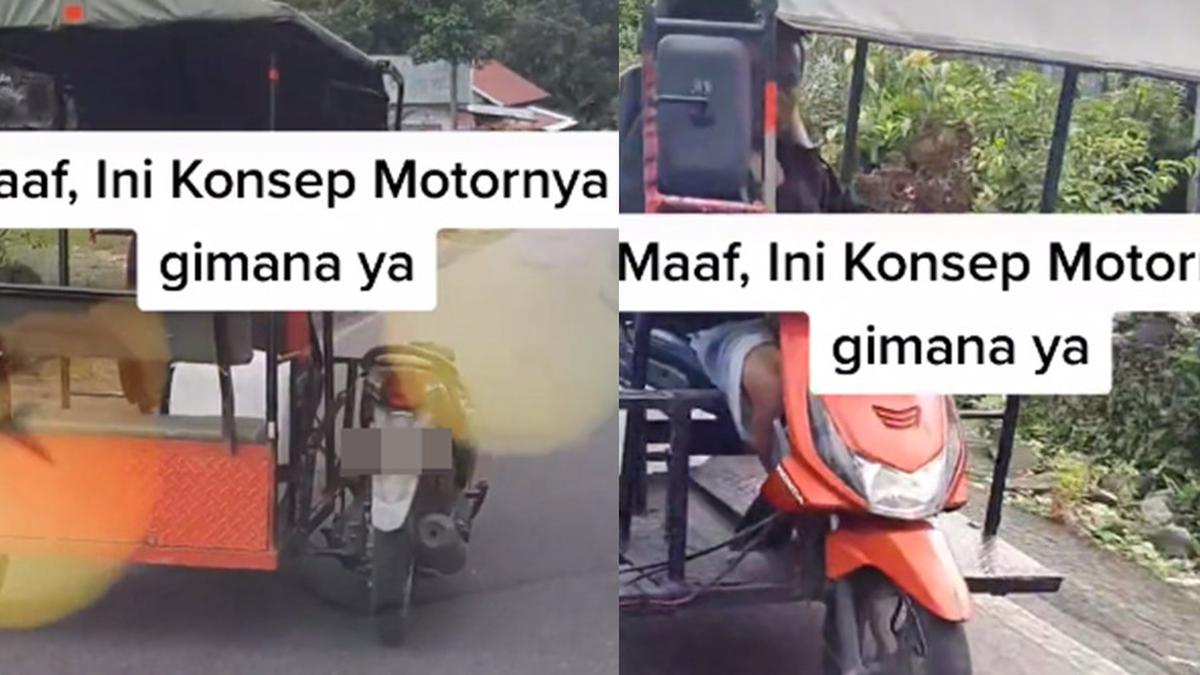 Modifikasi Honda Beat Ini Super Kreatif, Bodi Depan dan Belakang
