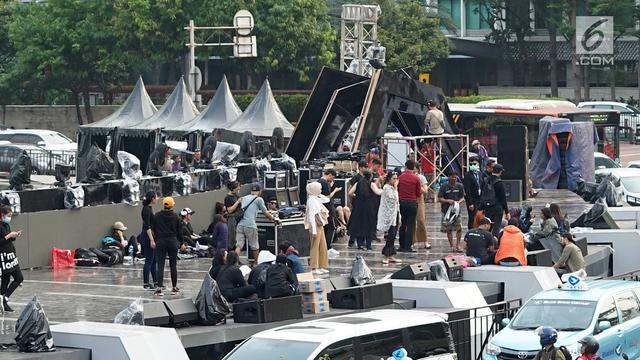 Malam Puncak HUT DKI Jakarta di Bundaran HI