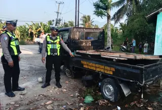 Polisi Ungkap Kronologi Rombongan Pikap Santri Tabrak Rumah Warga hingga Dua Korban Tewas