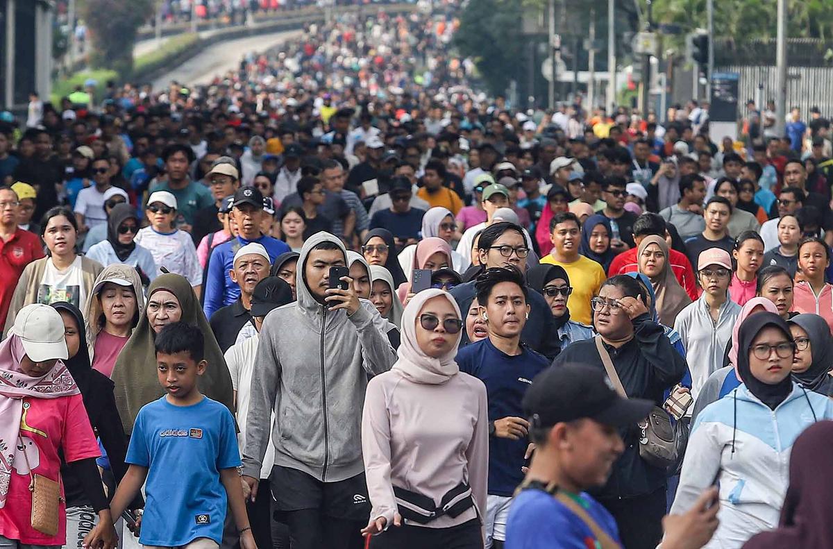 FOTO: Car Free Day, Ruang Sehat dan Ekspresi Warga Jakarta