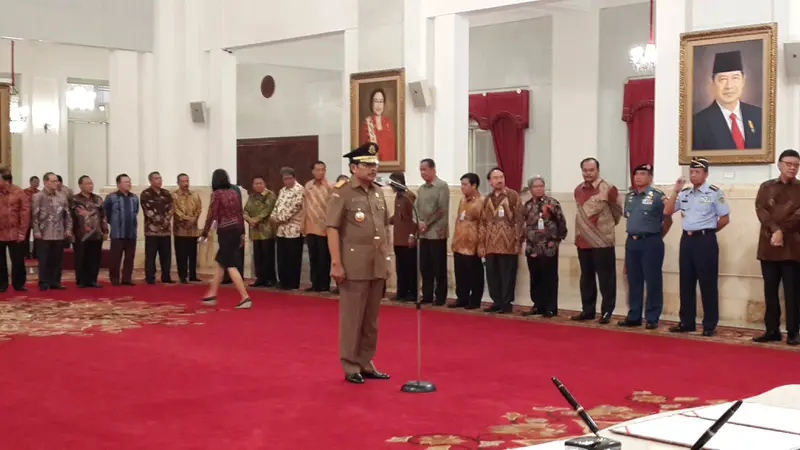 Presiden Jokowi Lantik HM Prasetyo Jadi Jaksa Agung Siang Ini