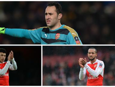 Berjarak 13 poin dari pimpinan klasemen, Leicester, membuat peluang Arsenal untuk menjadi juara Liga Premier Inggris musim ini semakin menipis. Kegagalan itu diprediksi juga akan diikuti oleh perginya enam bintang mereka pada akhir musim. (AFP)