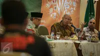 Diskusi Dukung Upaya Penanggulangan Tuberculosis membahas permasalahan TBC yang tidak hanya terkait dalam masalah kesehatan masyarakat, tetapi juga berdampak pada turunnya produktivitas industri, Jakarta, Rabu (8/3). (Liputan6.com/Faizal Fanani)