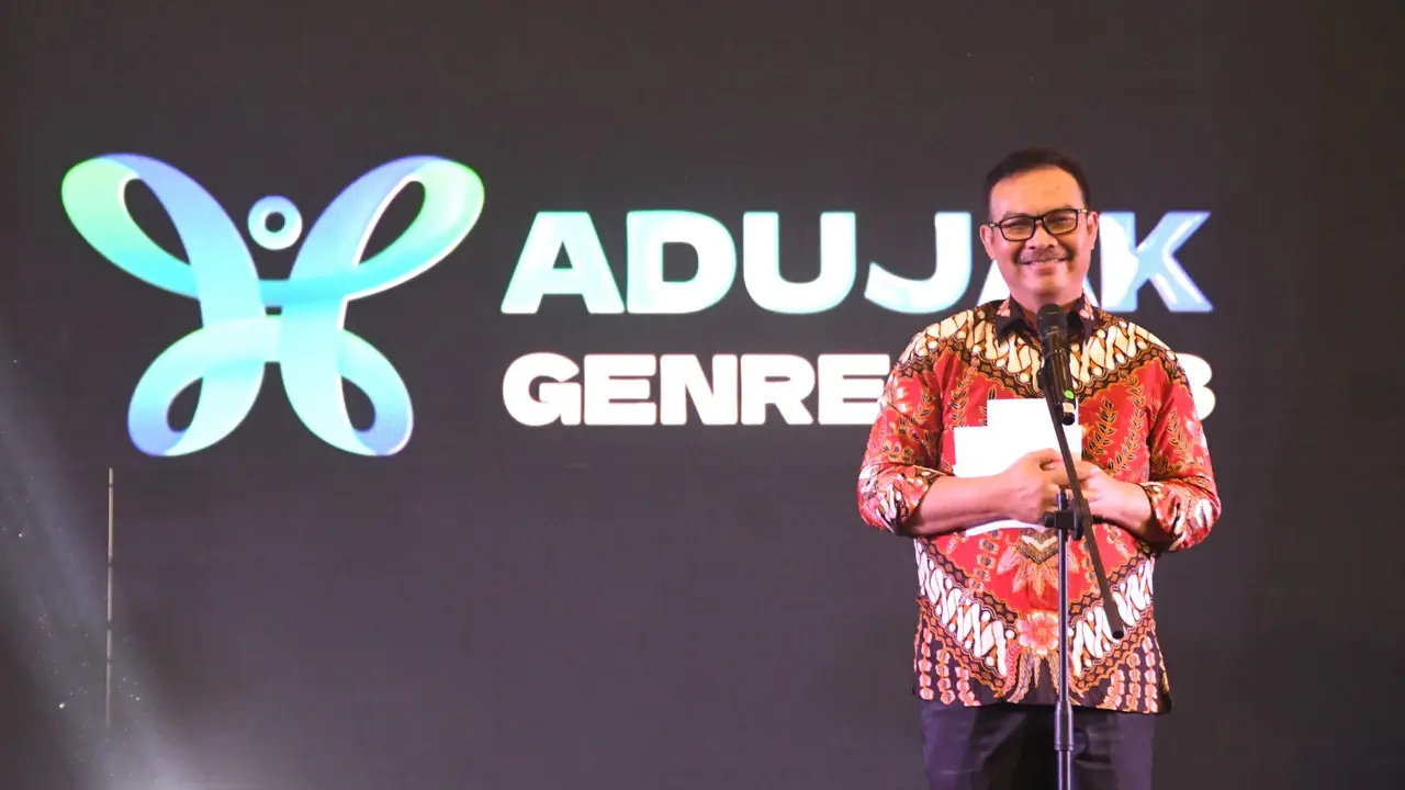 Kepala Badan Kependudukan dan Keluarga Berencana Nasional (BKKBN), Hasto Wardoyo, saat membuka Apresiasi Duta dan Jambore Ajang Kreativitas Nasional (Adujaknas) Generasi Berencana (Genre) Indonesia tahun 2023 yang digelar BKKBN dari tanggal 29 Oktober - 1
