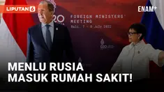 Menlu Rusia Sergey Lavrov Dikabarkan Masuk Rumah Sakit Setiba di Bali