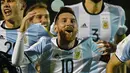 Striker - Lionel Messi (Argentina) - Barcelona. (AFP/Juan Ruiz)