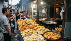 Ide Jualan ‘Receh’ tapi Banyak Dicari dan Cepat Laris di Dalam Gang dengan Produk Aneka Gorengan/ Ilustrasi AI