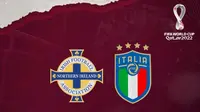 Kualifikasi Piala Dunia - Irlandia Utara Vs Italia (Bola.com/Adreanus Titus)