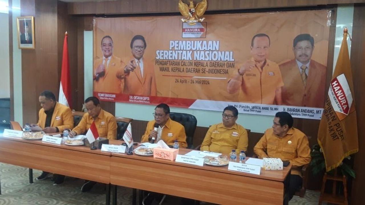 Hanura Belum Putuskan Oposisi atau Gabung Prabowo-Gibran