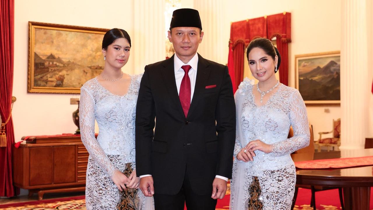 6 Adu Gaya Berkebaya Annisa Pohan dan Nanik Istumawati Dampingi AHY dan Hadi Tjahjanto Dilantik Jadi Menteri