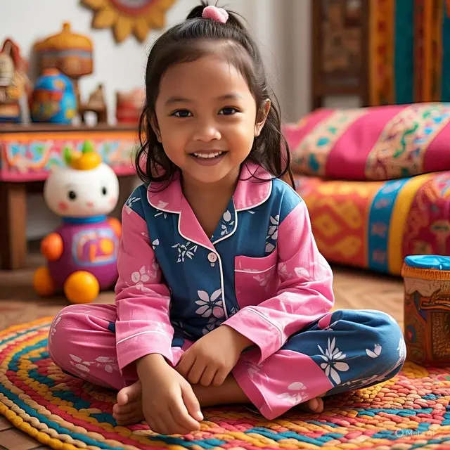 Rekomendasi Baju Tidur Anak (Image by Meta AI)