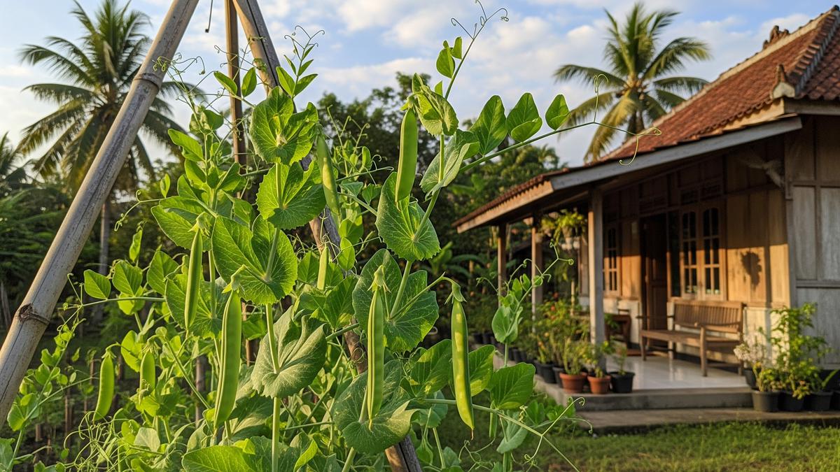 7 Cara Menanam Kacang Polong di Rumah dengan Rambatan Sederhana, Begini Langkah Budidaya di Lahan Terbatas
