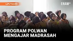 Polwan Masuk Madrasah Untuk Mengajar Generasi Muda