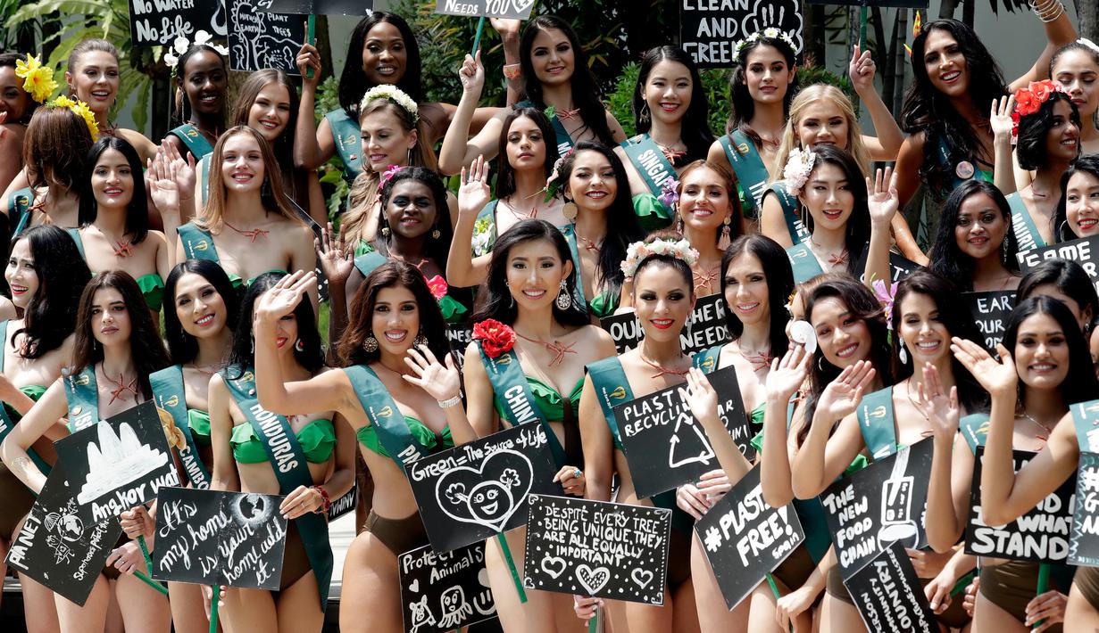 FOTO Pesona Para Kontestan Miss  Earth 2021 Dalam Baju  