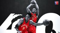 Guard Toronto Raptors, DeMar DeRozan, mencetak 40 poin saat timnya mengalahkan Miami Heat 101-84 dalam lanjutan NBA, Kamis (23/3/2017). (Bola.com/Twitter/NBATV)