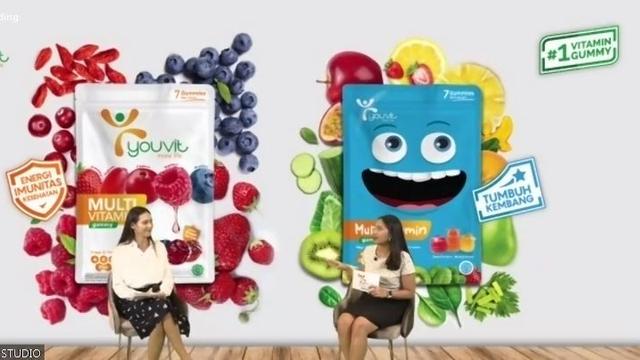 Peluncuran gummy multivitamin dari Youvit