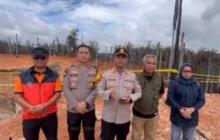 Polres Indragiri Hilir Olah TKP Kebakaran Pipa Gas PT TGI, 10 Warga Luka-luka