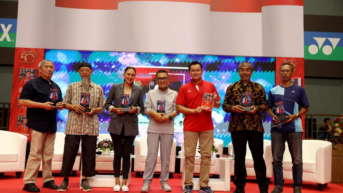 Kisah Karier Pebulutangkis Candra Wijaya Didokumentasikan dalam Buku "Jejak Emas dari Atas"