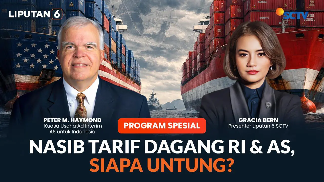 Wawancara Liputan6 SCTV dengan Kuasa Usaha Kedutaan Besar Amerika Serikat di Jakarta, Peter M. Haymond. (Dok. Istimewa)