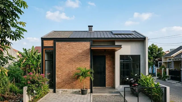 Inspirasi Rumah Bata Ekspos Murah tapi Modern