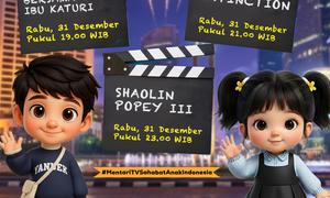 Acara tahun baru Mentari TV.