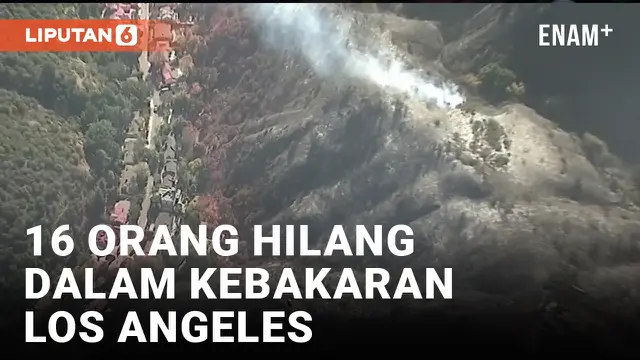 VIDEO: Pemandangan Udara Kebakaran di Los Angeles