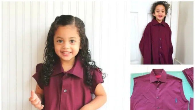 10 Transformasi Kemeja Ayah yang Disulap Menjadi Dress Sang Anak
