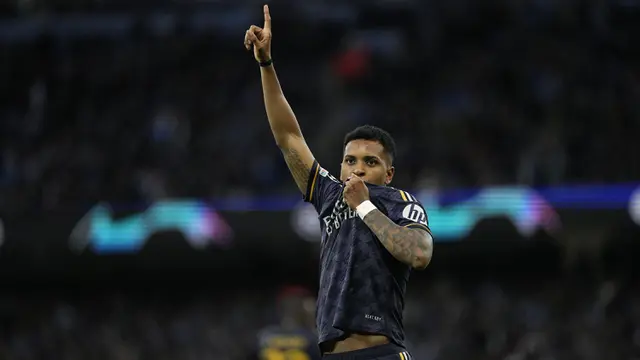 Rodrygo - Manchester City vs Real Madrid: Leg Kedua Perempatfinal Liga Champions 2023/2024