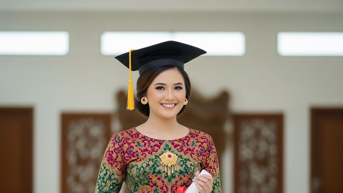 7 Model Dress Endek untuk Wisuda, Tampil Memukau di Hari Kelulusan