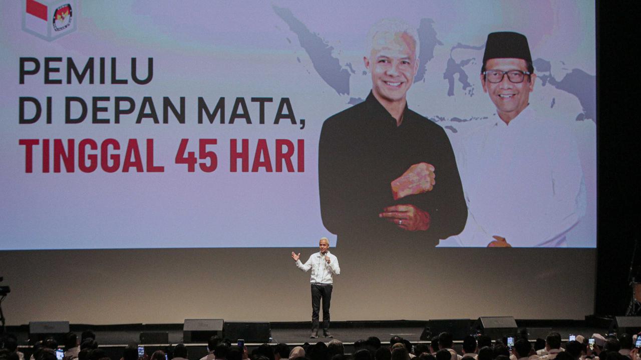Pada hari Sabtu, tanggal 30 Desember 2023, Calon Presiden nomor urut 3, Ganjar Pranowo, mengadakan konsolidasi dalam rangka menuju kemenangan Ganjar-Mahfud di PIlpres 2024.