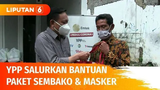 VIDEO: YPP SCTV-Indosiar Salurkan Bantuan Sembako dan Masker Kain di Kabupaten Bogor