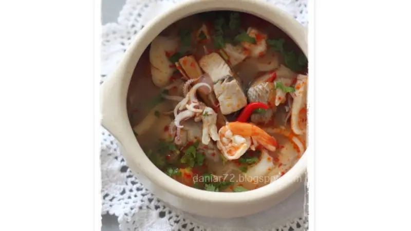 Menu Maksi: Tom Yum Seafood