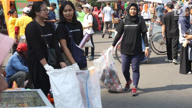Kumpulkan Sampah dalam Car Free Day