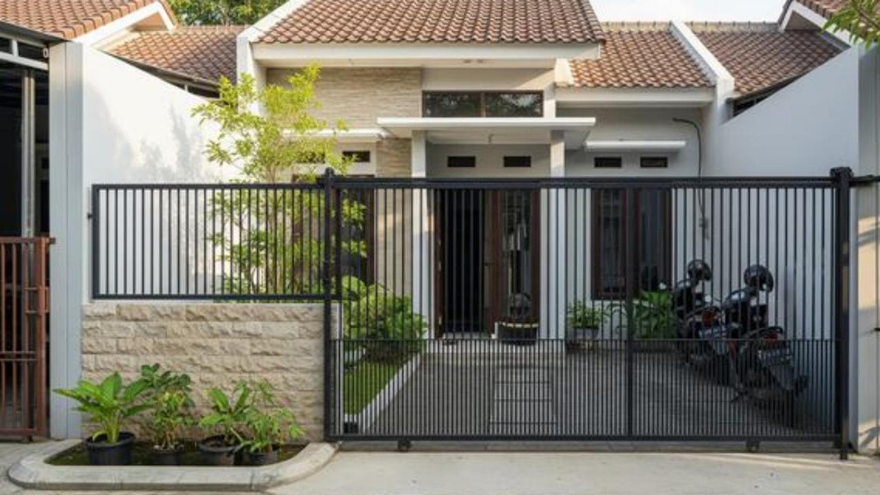 8 Model Pagar Besi Sliding Minimalis 2025, Desain Elegan Bisa Perindah dan Lindungi Rumah