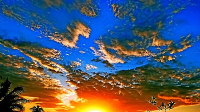Senja Oleh warganet