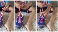 Cara mengajarkan anak mengikat tali sepatu dapat Anda lihat di video berikut ini. Foto: Redbookmag.com.