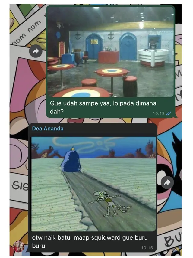 6 Chat Netizen Seakan-akan Hidup di Bikini Bottom Kocak, Jadi Teman Spongebob