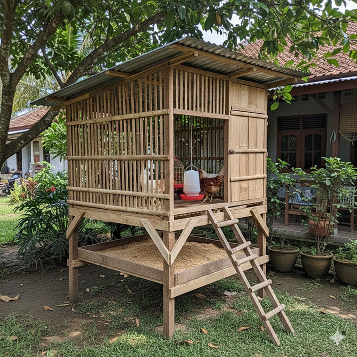 7 Ide Kandang Ternak Ayam 2x2 di Halaman Belakang untuk Ketahanan Pangan Keluarga
