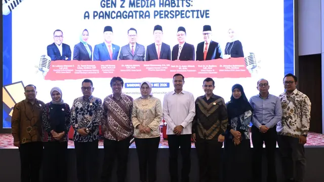 Diskusi rangkaian Hari Penyiaran Daerah (Harsiarda) bertajuk Gen Z Media Habits: A Pancagatra Perspective di Aula Mandalasaba, Universitas Pasundan (Unpas) Bandung, Rabu, 13 Mei 2026 (Istimewa)