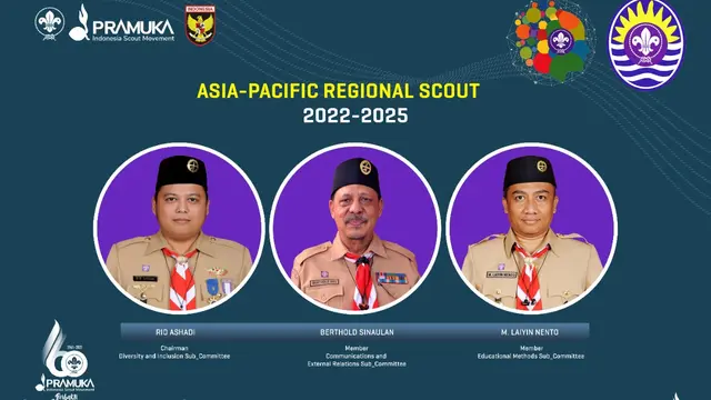 3 Pelatih Pembina Indonesia Terpilih Jadi Pengurus Pramuka Asia-Pasifik