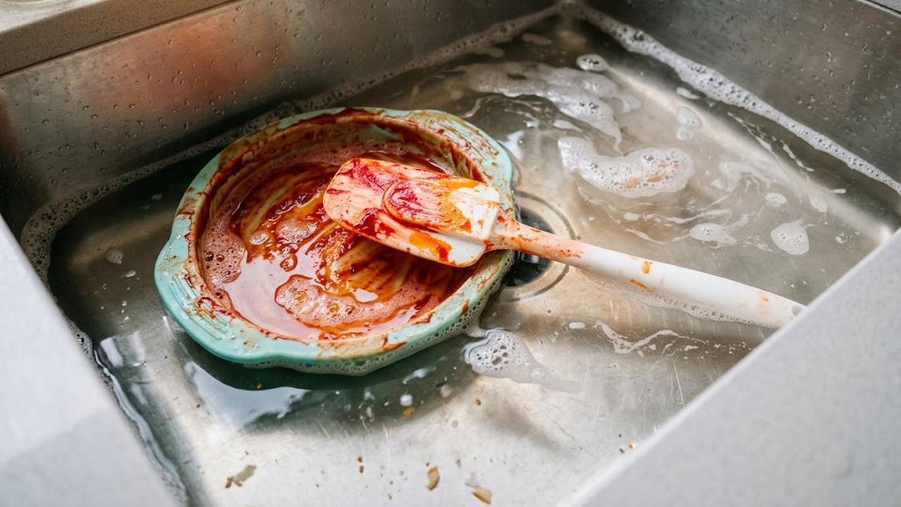 Cara menghilangkan noda pewarna makanan pada peralatan masak silikon